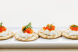 Caviar appetizers