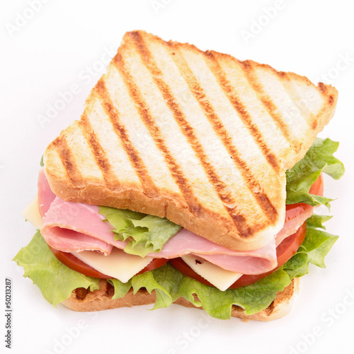 Photo: isolated sandwich isolated sandwich