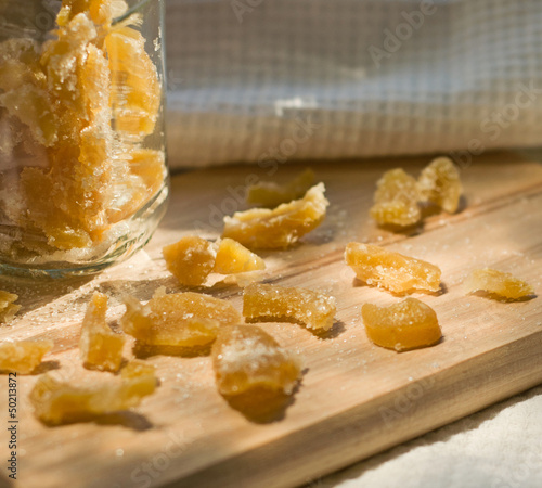 Photo: candied ginger candied ginger