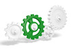 Zahnrad Konzept - Green Leader 3