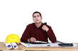 An architect arranging an appointment