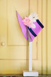 Vintage Bonnet on Hat Stand