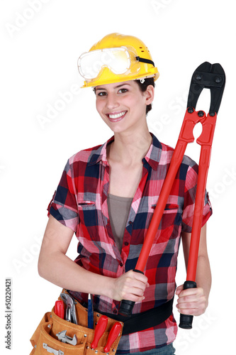 Photo: Handywoman. Handywoman.