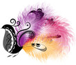 Vektor: Decorative bird Decorative bird