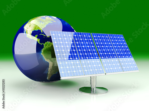 Illustration: Alternative Energie - Solarzellen Alternative Energie - Solarzellen