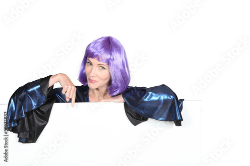 Photo: Woman in fancy dress Woman in fancy dress