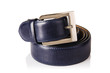Male elegant belt isolated on the white