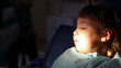 dentist treats teeth child