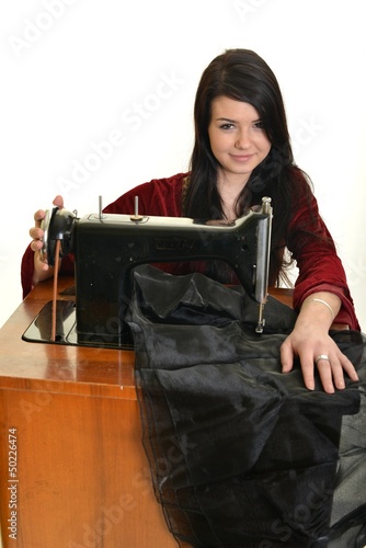 Photo: Antique sewing machine Antique sewing machine