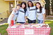 Photo: Team Of Women Running Charity Bake Sale Team Of Women Running Charity Bake Sale
