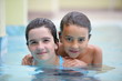 Kids in the swimming pool