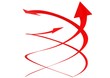 Three twist arrows