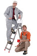 A team of painters