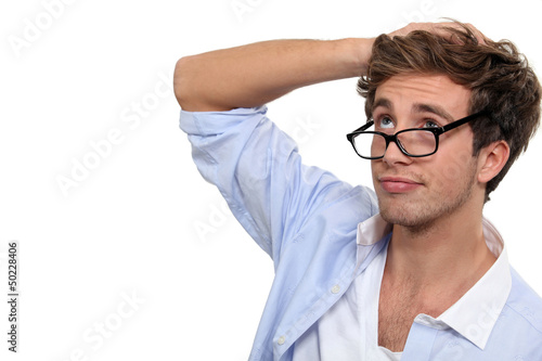Photo: Forgetful man Forgetful man