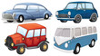 Four different kinds of transportation