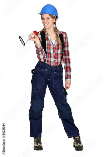 Photo: Female laborer Female laborer