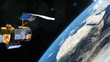 Satellite and planet earth