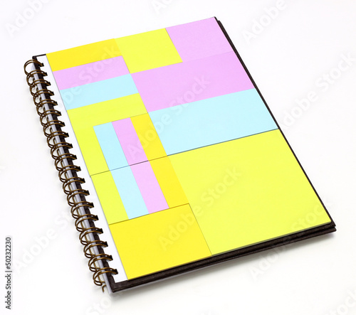 Photo: notepad in note book notepad in note book