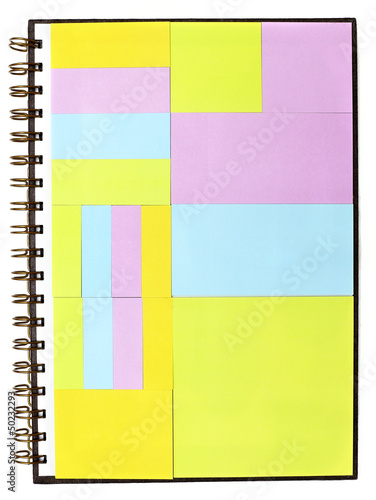 Photo: notepad in note book notepad in note book