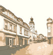 Street in the old town.