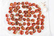 Sun-dried tomatoes with herbs and spices.