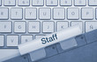 Staff keyboard and folder