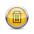 trash icon internet button