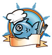 Vector: fish restaurant symbol fish restaurant symbol
