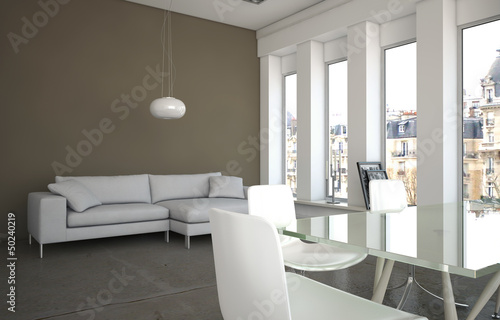 Illustration: modernes Sofa weiss modernes Sofa weiss