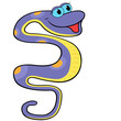 Boa Cartoon Vector Illustration