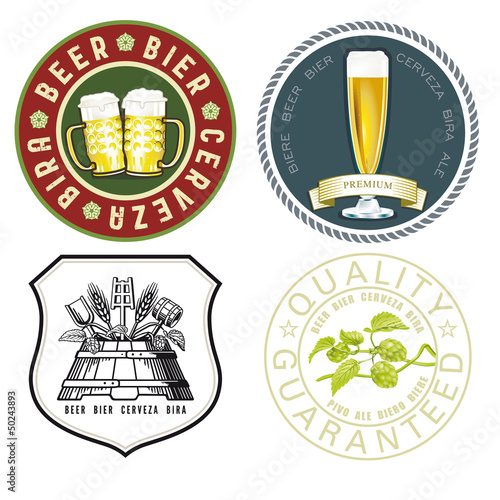 Vector: Bier Emblem Bier Emblem