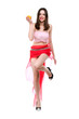 Photo: Cheerful nice brunette Cheerful nice brunette