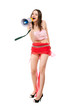 Photo: Playful young brunette Playful young brunette