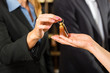 Reception - Guest checking in a hotel