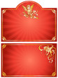Golden borders with cupids