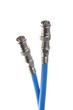 Coaxial cables with connectors, media systems