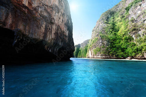 Photo: bay at Phi phi island in Thailand bay at Phi phi island in Thailand