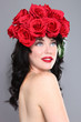 Woman With Flowers in Her Hair