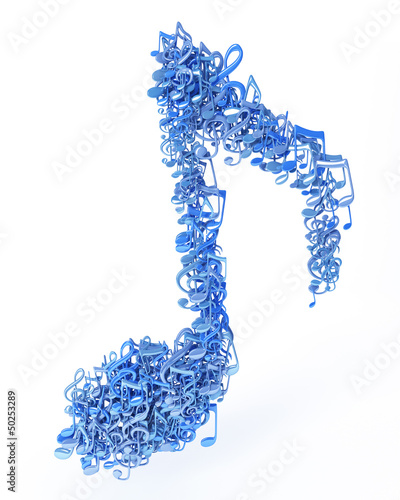 Illustration: Music notes Music notes