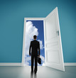 door to blue scy