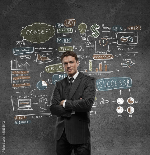 Photo: man and business concept man and business concept