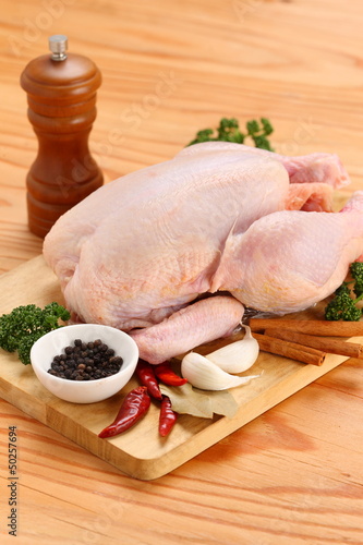 Photo: raw chicken raw chicken