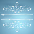 Frame with monograms for design and decorate.