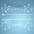 Frame with monograms for design and decorate.