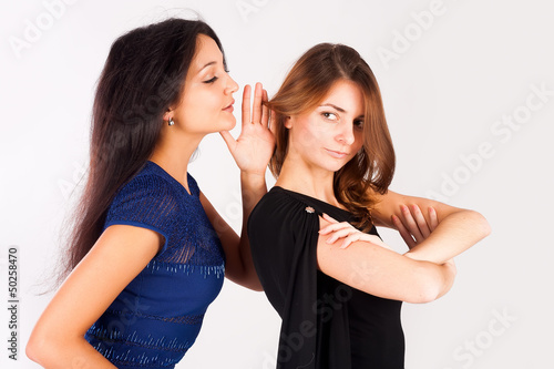 Photo: Two gossiping friends Two gossiping friends