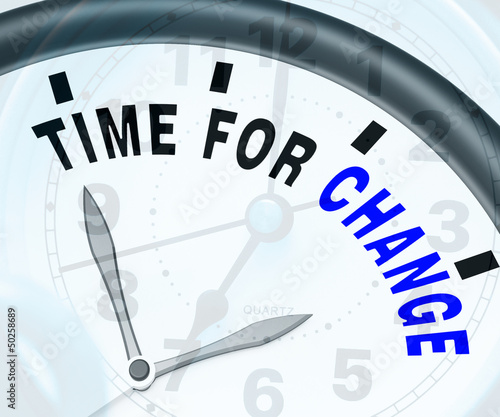 Illustration: Time For Change Means Different Strategy Or Vary Time For Change Means Different Strategy Or Vary