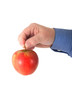 Foto: Apfel in der Hand Apfel in der Hand