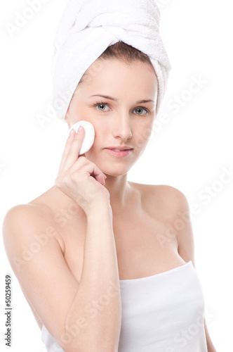 Photo: Young woman with perfect health skin of face Young woman with perfect health skin of face