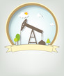 emblem with oil pump