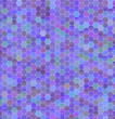 Geometric background of colored hexagons